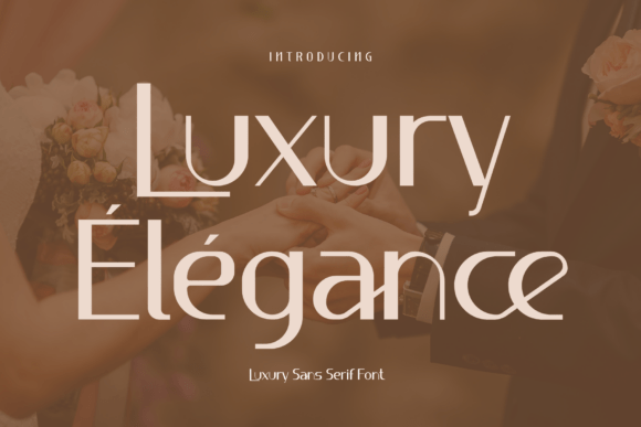 Luxury Élégance: A Premium Sans Serif Font for Campaigns